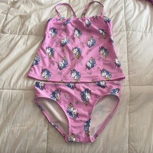 Purple unicorn Tankini